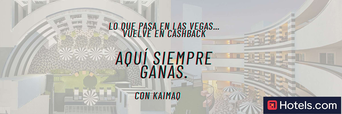 Hotels.com – Promoción con cashback