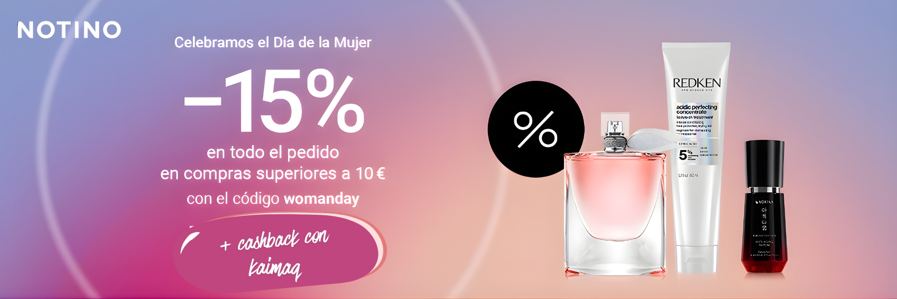 NOTINO – Promoción con cashback