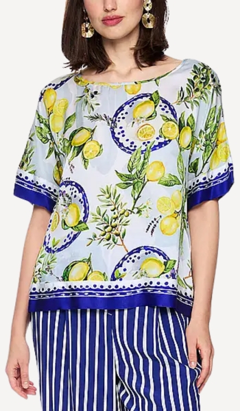 Kastner & Öhler Blusa Marc Cain estampado mediterráneo – Oferta