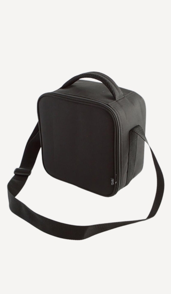 OhGar Bolsa porta alimentos Quid negra con recipientes – Oferta