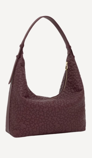 TOUS Bolso hombro grande Tous Puffy Bear burdeos – Oferta