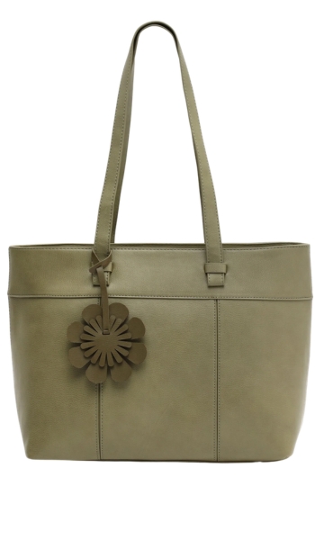 MISAKO Bolso shopper grande Filiberta con colgante – Oferta