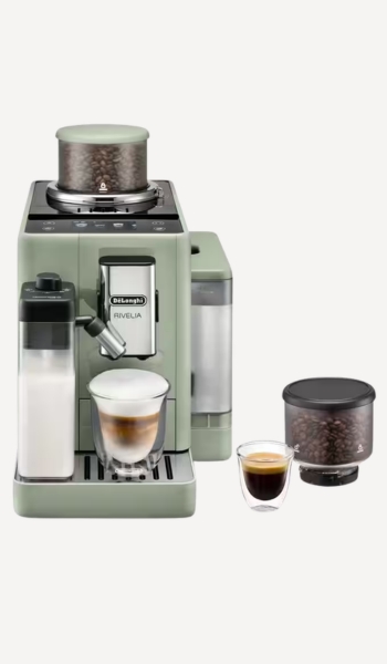 DeLonghi Cafetera automática De’Longhi Rivelia Jade Green – Oferta