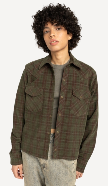 Element Camisa de pana roja Westward mujer – Oferta