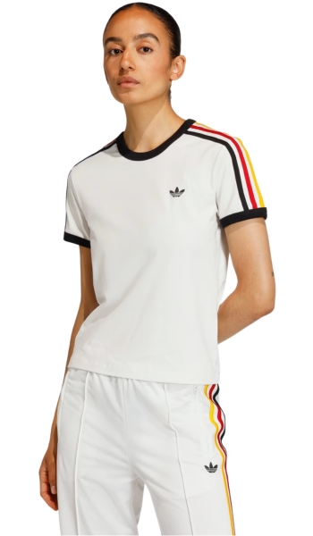 adidas Camiseta adidas de corte entallado con las 3 bandas – Oferta