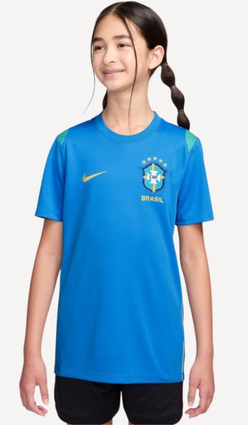 Sports Direct Camiseta Nike Brasil manga corta infantil – Oferta