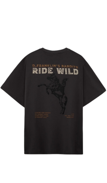 D Franklin Camiseta Ride Wild Anthracite – Oferta