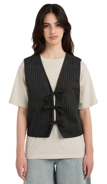 Element Chaleco de rayas Tie Front W para mujer – Oferta