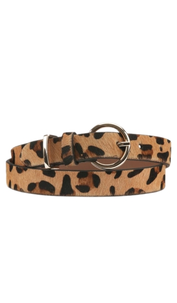 La Redoute Cinturón de piel animal print La Redoute – Oferta