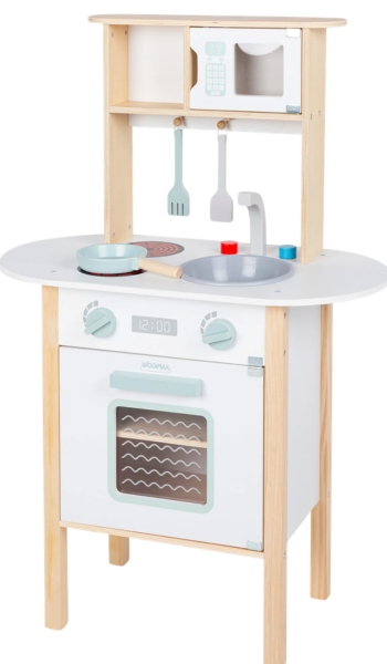 Juguetes Online Cocinita de madera WOOMAX con utensilios – Oferta