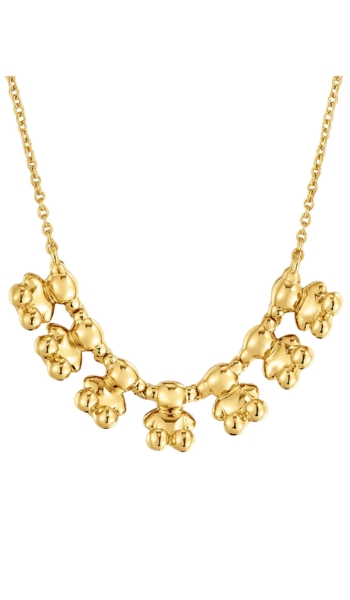 TOUS Collar corto TOUS Bold Bear baño oro 18 kt – Oferta