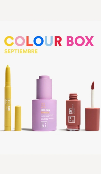 Colour Box – Cajita de suscripción mensual de 3INA
