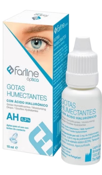 PromoFarma Farline Gotas Humectantes con Ácido Hialurónico 0,2% 15 ml – Oferta