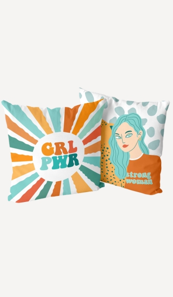 Happy Friday Fundas de cojín Girl Power 50x50 pack 2 – Oferta