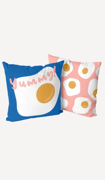 Happy Friday Fundas de cojín Yummy 50x50 pack 2 – Oferta