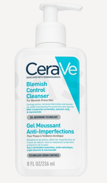 Brasty Gel limpiador CeraVe Blemish Control 236 ml – Oferta