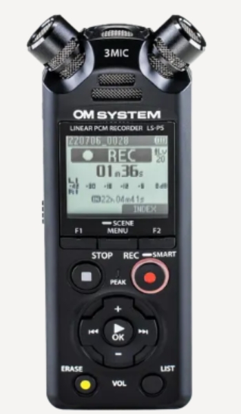 OM System Grabadora de audio LS-P5 portátil – Oferta