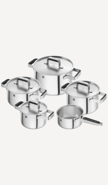 Zwilling Juego de ollas y sartenes de acero inoxidable 18/10 5 piezas – Oferta