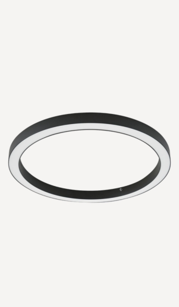 Lampara Lámpara de techo LED Lucande Neor negra Ø60 cm – Oferta