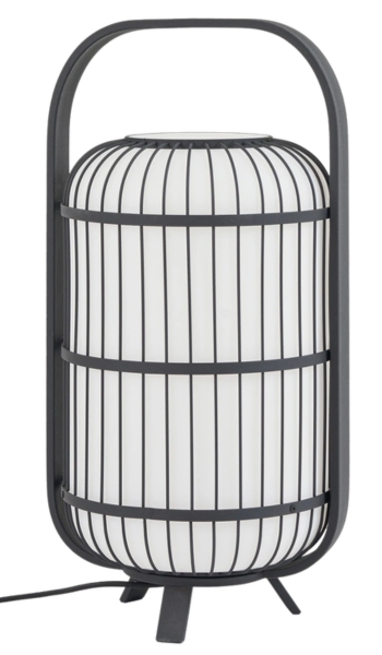Lampara Lámpara de terraza Lucande Tayori negra – Oferta