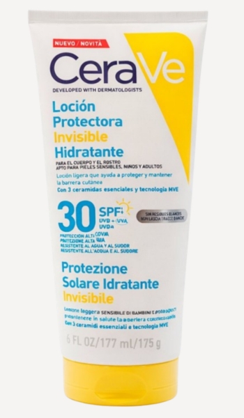 OK Farma Loción hidratante CeraVe SPF30 invisible 177 ml – Oferta