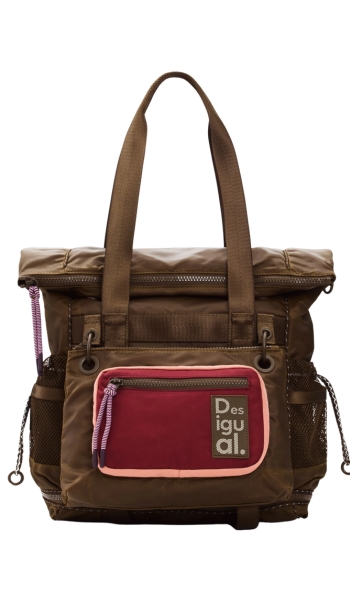 Desigual Mochila grande multiposición Voyager – Oferta