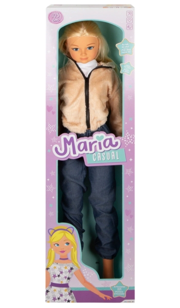 Juguetes Online Muñeca grande María Casual 105 cm – Oferta