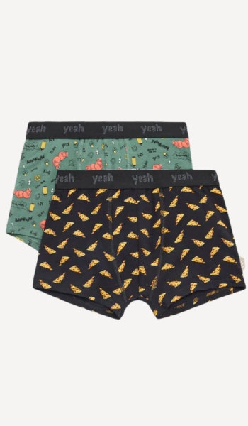 YSABEL MORA Pack 2 bóxers juveniles algodón estampados – Oferta