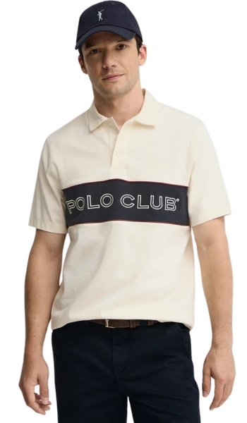 Polo Club Polo rugby color crudo con bordado Polo Club – Oferta