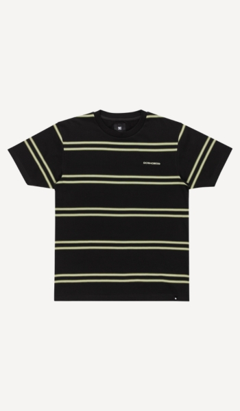 DC Shoes Portside Stripe Camiseta de manga corta para hombre – Oferta