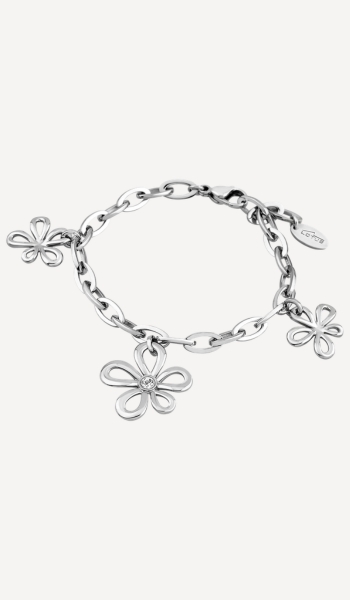 Time Road Pulsera flor Lotus Style acero mujer – Oferta