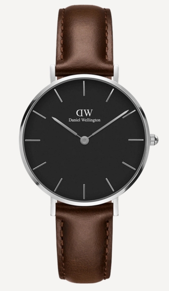 Daniel Wellington Reloj Daniel Wellington Petite Bristol negro plata – Oferta