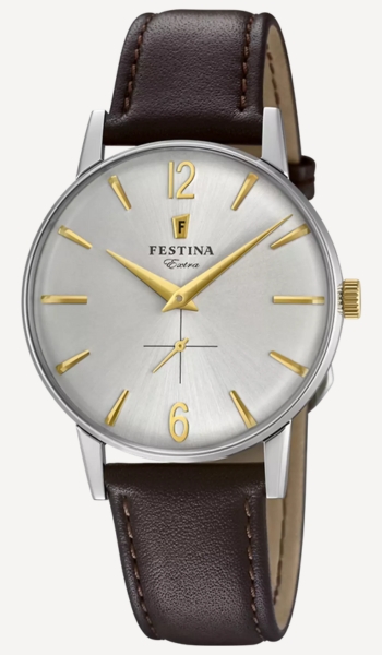 Time Road Reloj de hombre Festina F20248/2 con esfera plateada – Oferta