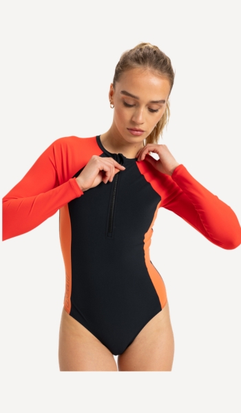 Roxy Roxy Active Bañador de manga larga para mujer – Oferta