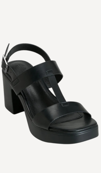 Merkal Sandalias de tacón negras NYC – Oferta