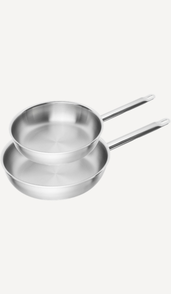Zwilling Set 2 sartenes acero inoxidable sin recubrimiento – Oferta