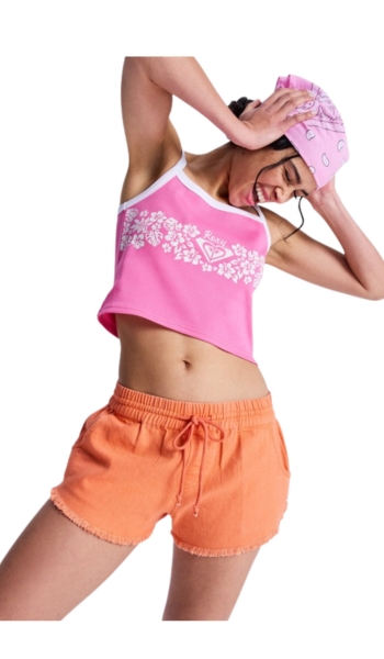 Roxy Short Roxy Scenic Route naranja – Oferta