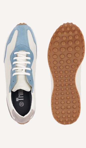 Masaltos Zapatillas Melbourne azul con alza – Oferta