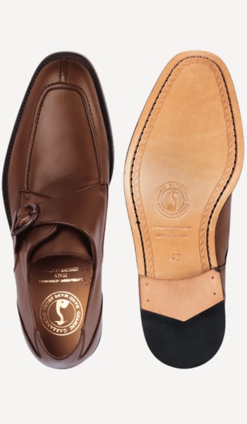 Masaltos Zapatos Belfort marrón con hebilla – Oferta