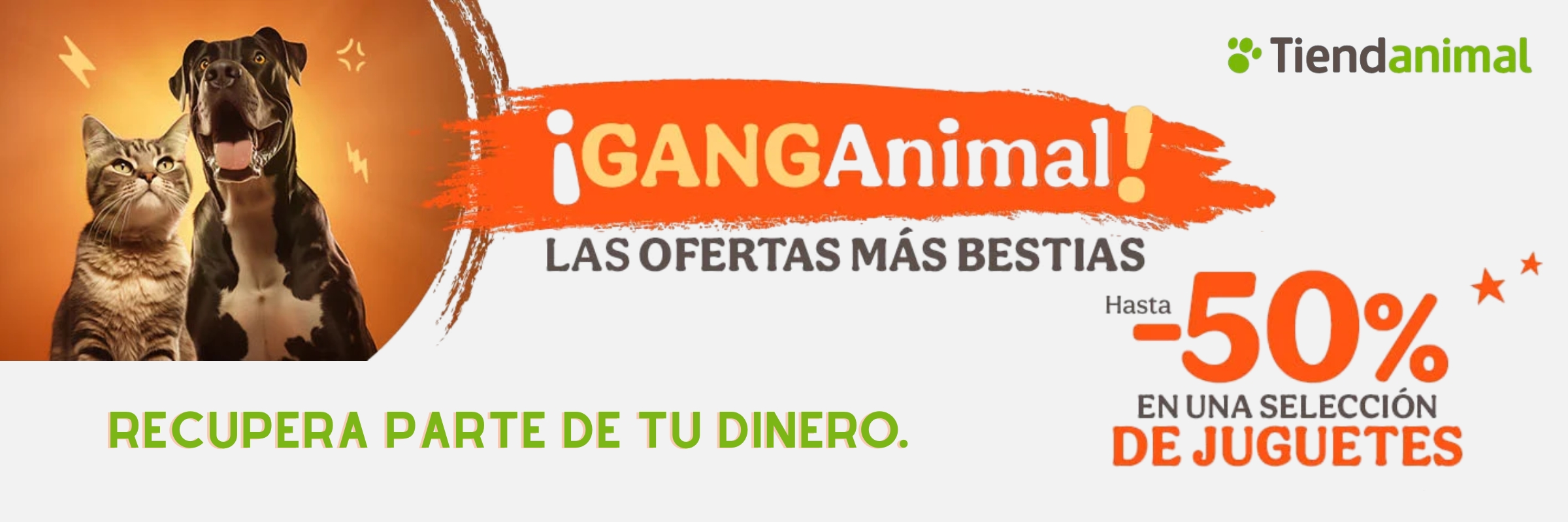 Tiendanimal – Promoción con cashback