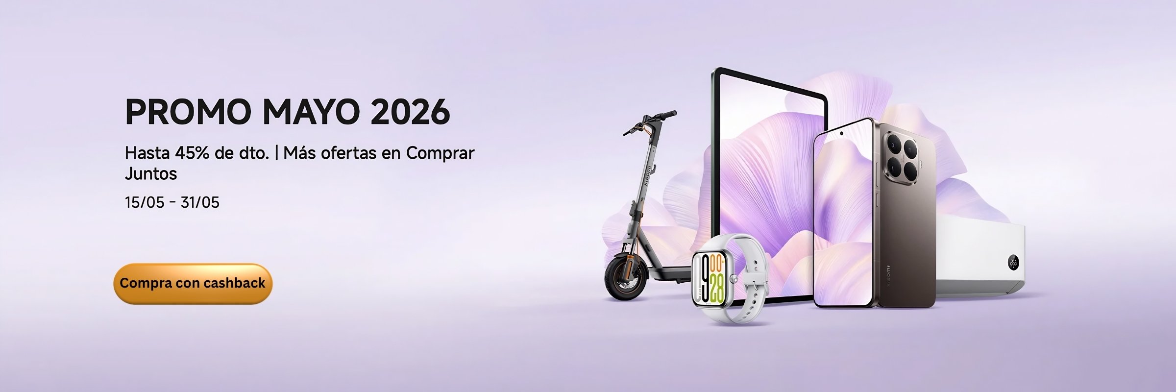 Xiaomi – Promoción con cashback